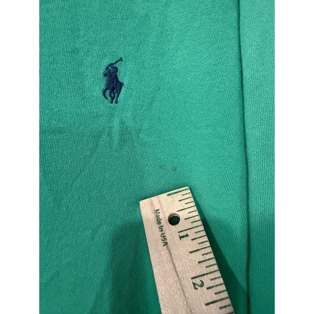 Polo Ralph Lauren Sweatshirt Mens 4XB Green Crewneck Long Sleeve Pony Pullover - Picture 4 of 8